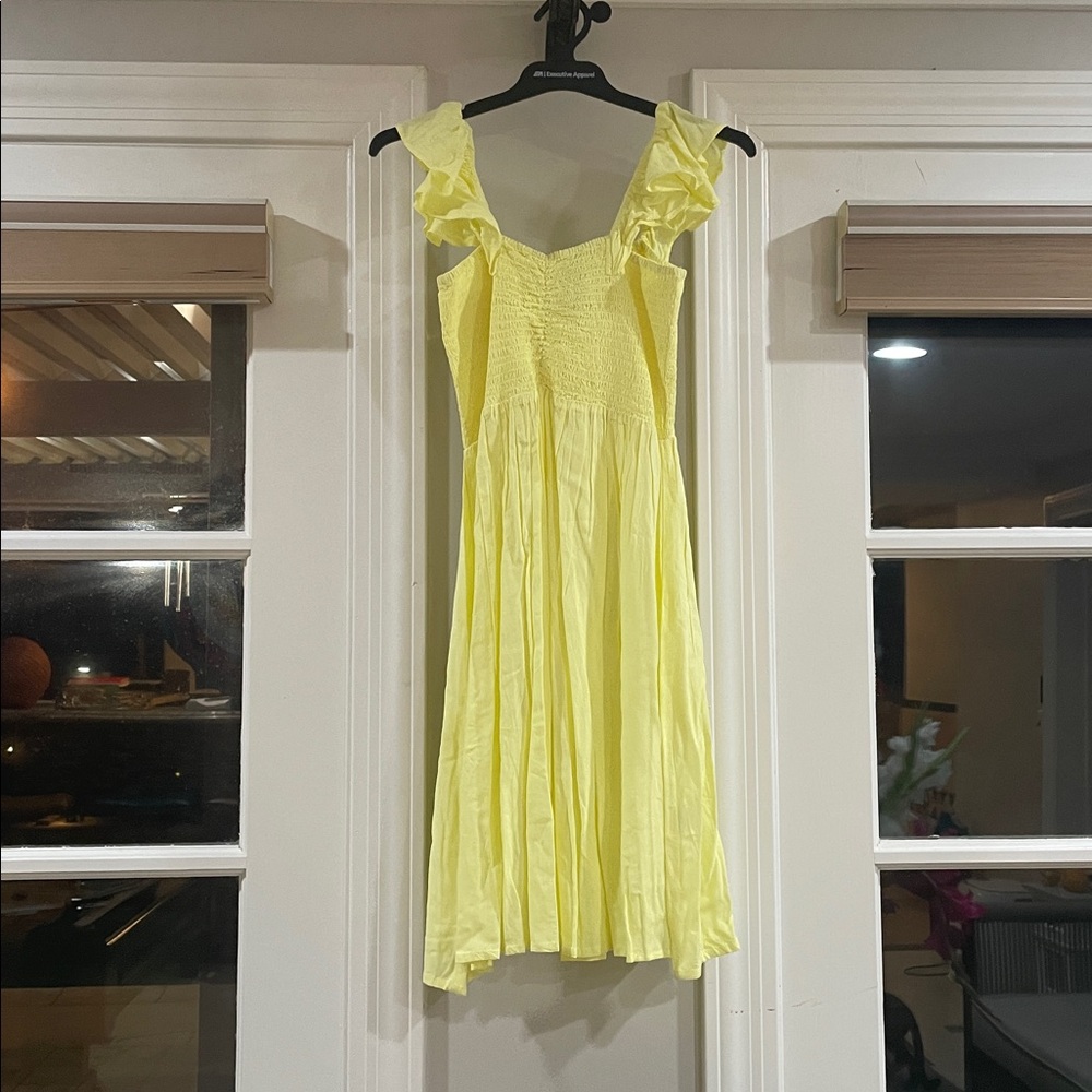 Yellow Ruffled Sundress